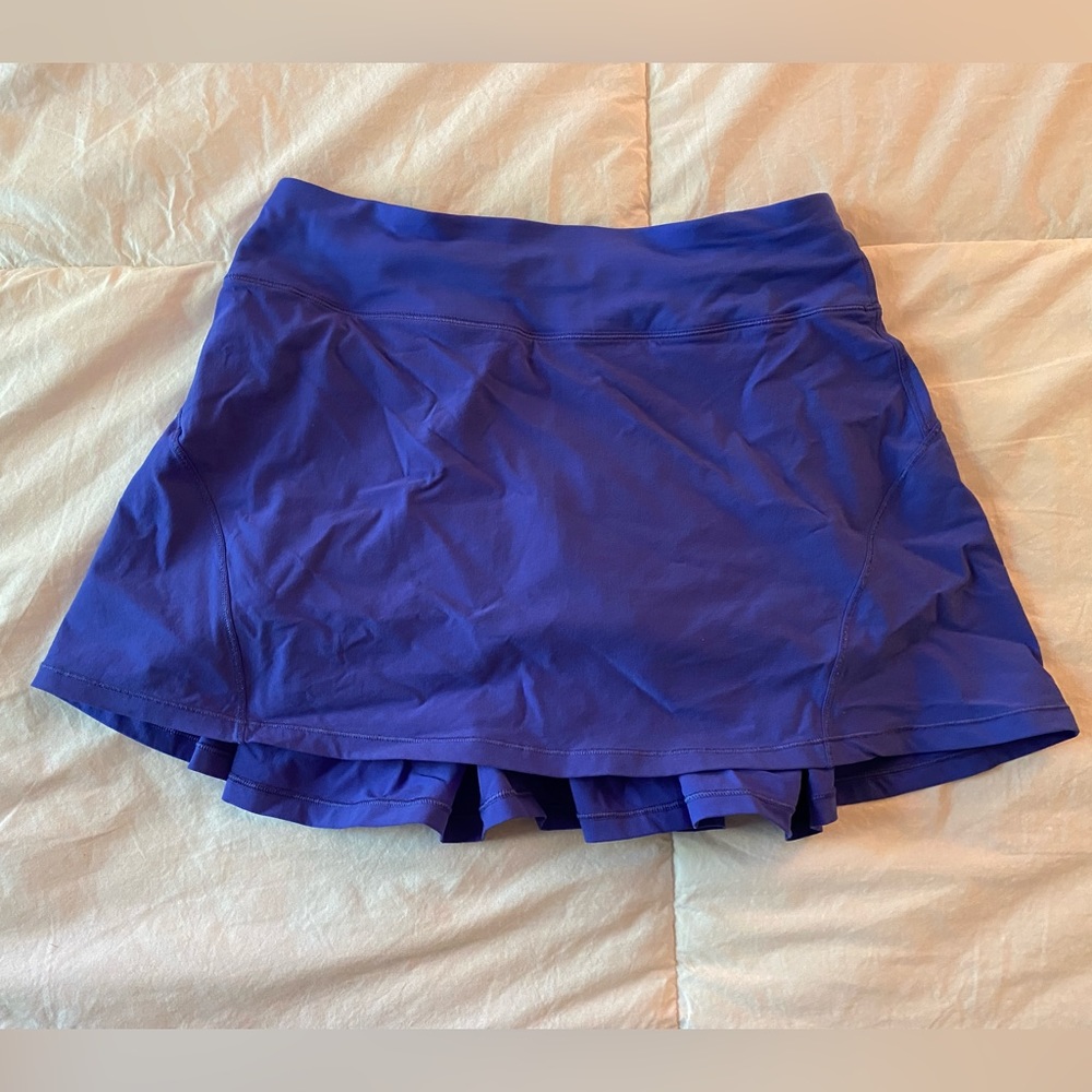 Lululemon Athletica Circuit Breaker Tennis Skirt Skort blue